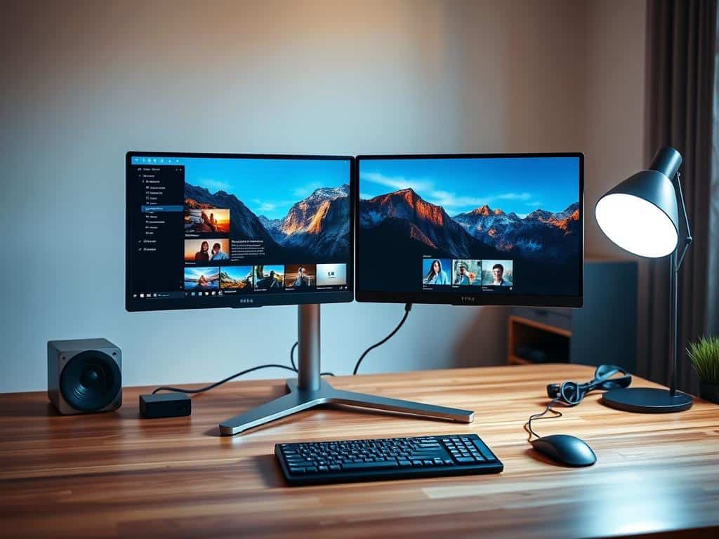 Double Computer Set Up Dual Monitors in Under 5 Minutes!
