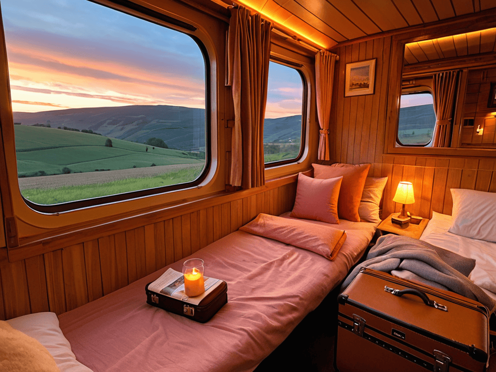 Overnight train travel experience