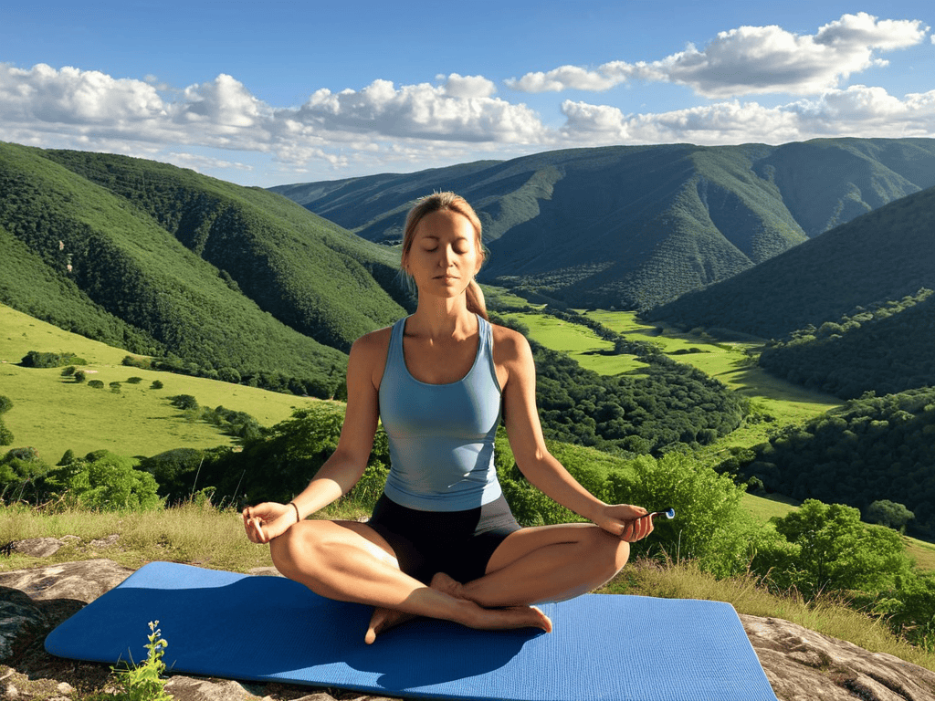 Unplugging in Paradise retreat scene