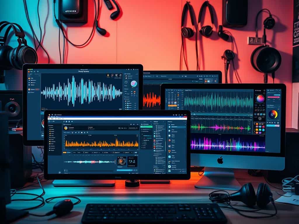 Adobe Audition, Audacity, Soundop, ocenaudio, top audio editing software tools