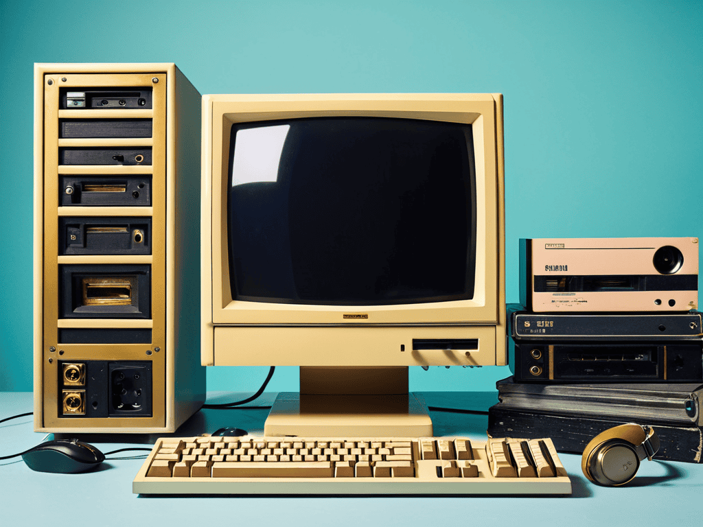 Retro Futuristic Design Elements