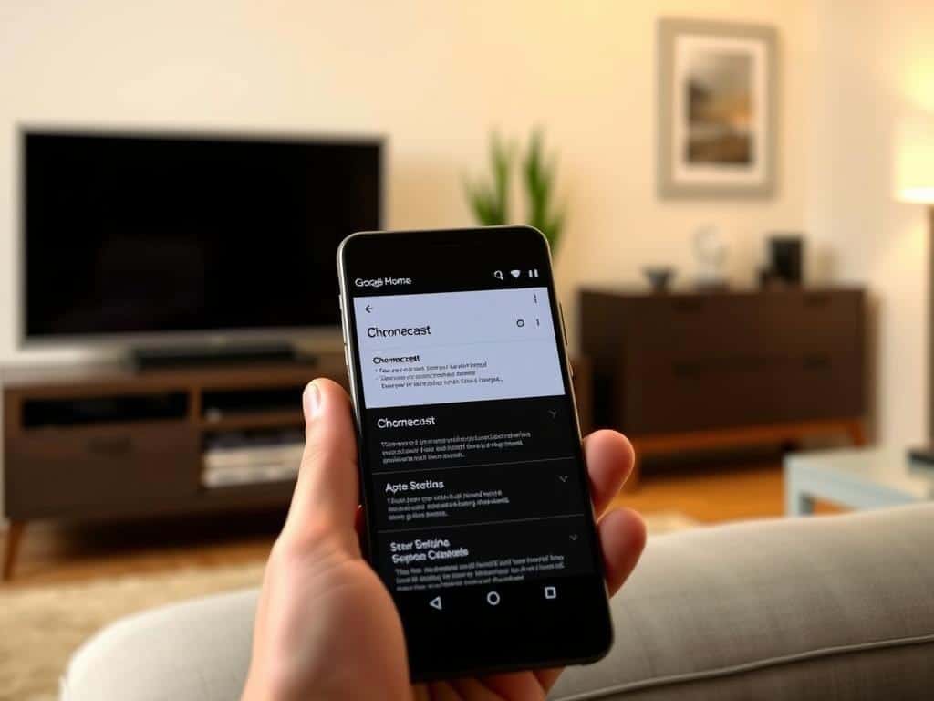 Google Home app and Chromecast setup process