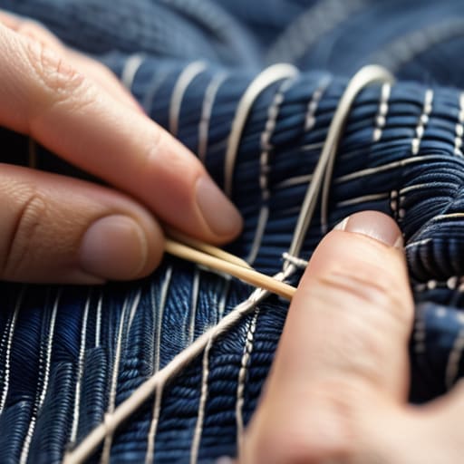 Achieving Perfect Sashiko Stitch Length Consistency Through Practice