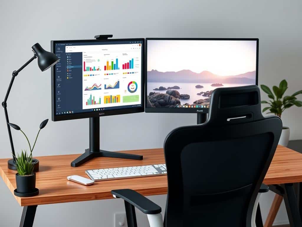 dual monitor setup